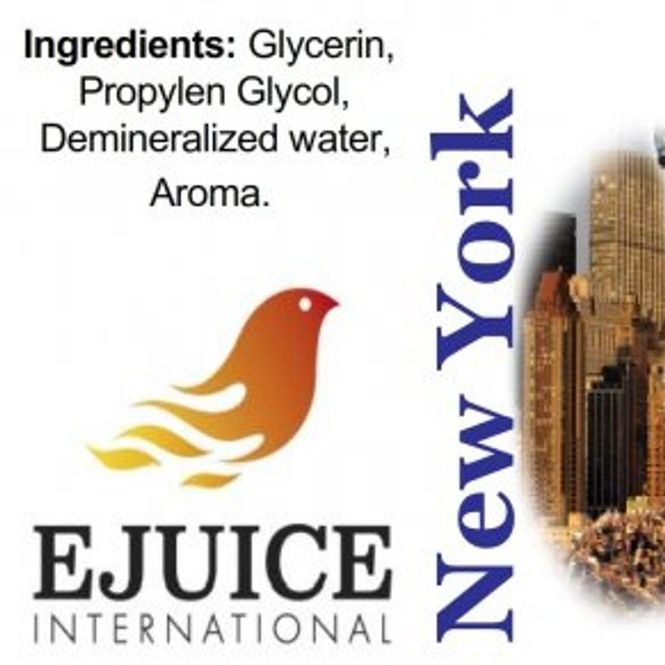 Hovedbilde Ejuice International - New York, 40/60ml