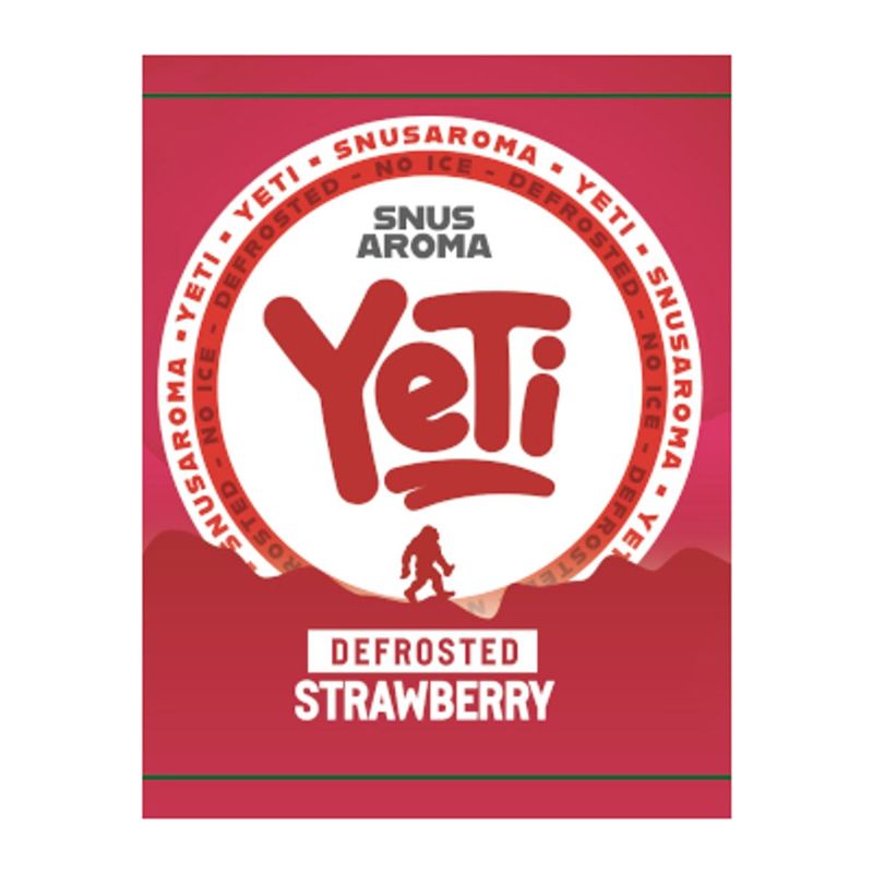 Yeti - Defrosted Strawberry, Snusaroma